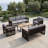 7-Person Patio Conversation Sets With Coffee Table-123819549