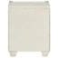 Table de chevet grise de 22,5 po de largeur avec double tirette et tablette 24,5 po