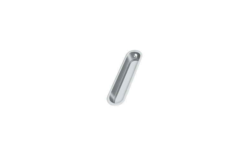 Cup / Bin Pull, Polished Chrome
