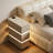 narrow 3-Drawer Smart Nightstand with LED  Light-229101576