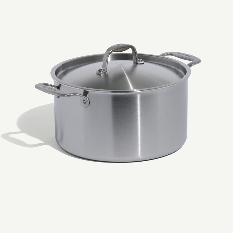 Stainless Clad 8 qt. Stock Pot with Lid