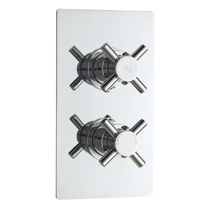 Tec Crosshead Double Concealed Thermostatic Shower Valve