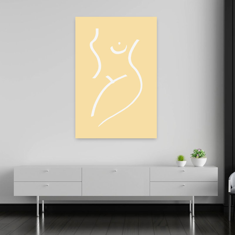 Art contemporain, art minimaliste, H 60 po x l 40 po