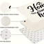 Ensemble de 2 tapis de sol minimalistes en flanelle « Home Sweet Home »