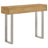 Harmony Natural And Silver 2-Drawer Console Table