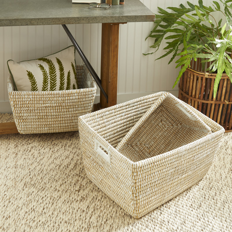 Rivergrass Handmade Seagrass General Basket Set