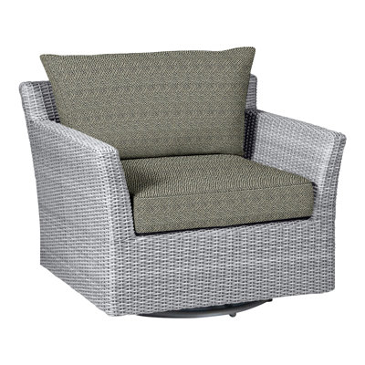Fauteuil oscillant tissé Club - Huître
