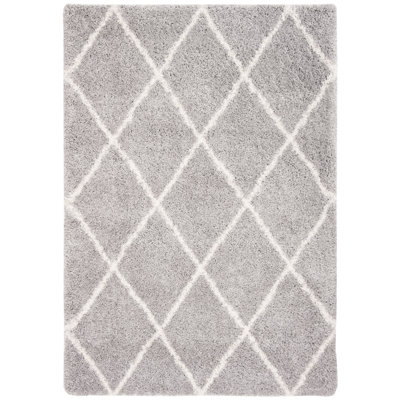 Tapis gris / crème Narya