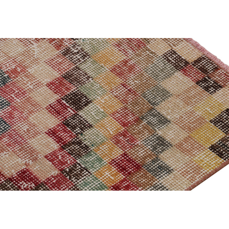 One-of-a-Kind 2'4"x7'10" Hand Knotted Area Rug