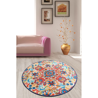 Durable Hall Carpet (2.6 x 6.6 ft) | 100% Polyester, Pile Height: 0.2 in, Total Thickness: 0.4 in | Antibacterial, Non-Slip Underside, Machine Washable | Ideal for Home Entryways, Elegant and Functional Design