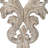 8.5x3.5x15" Vintage floral baroque cement accent