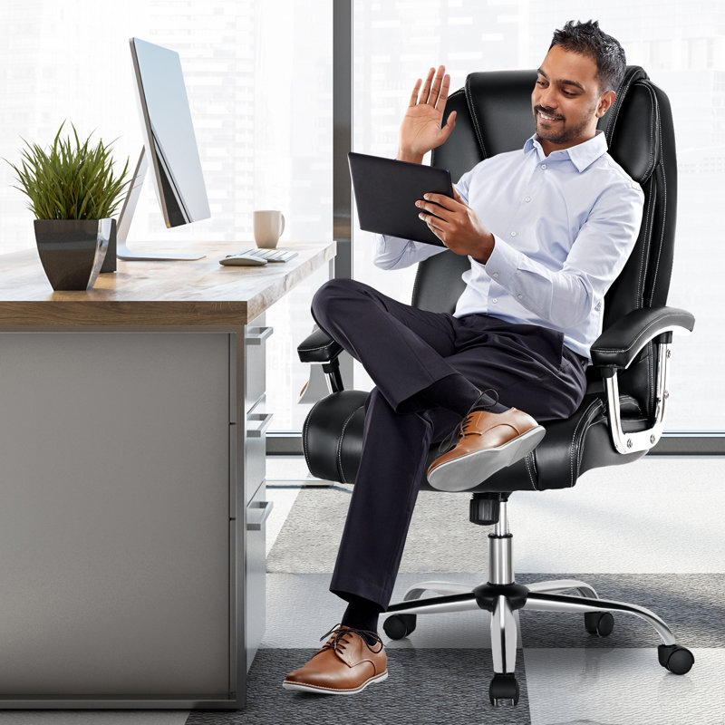 Brayden Studio Altarriba Executive Chair with Headrest