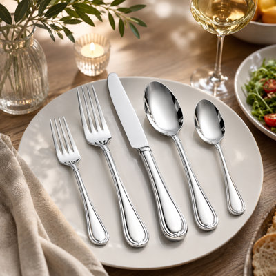 80-Piece 18/10 Silverware Set for 12