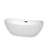 Rebecca 65'' x 32'' Soaking Acrylic Bathtub-50480689