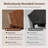 Solid Wood Stackable Stools with Non-Slip Foot Pads