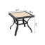 Ensemble berçant d'extérieur 3 pièces avec chaises rembourrées et table d'appoint-937385162
