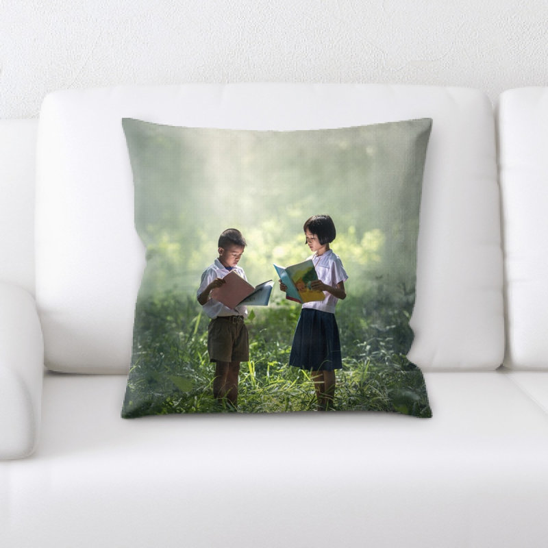 Microsuede Throw Pillow