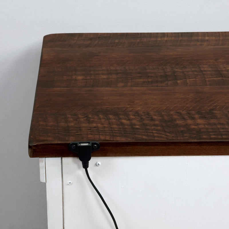 Table de chevet en laiton massif 1 pièce