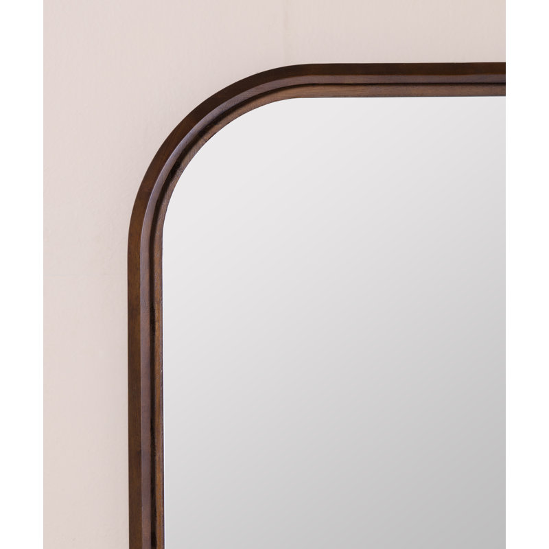 Rectangle Solid Wood Wall Mirror