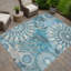 Tapis motif cachemire intérieur / extérieur lavable à la machine ACN2335-1293342231