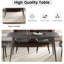 Table de salle à manger 62,99 po Modern Stone
