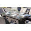 Ensemble de salle à manger rectangulaire pour 6 personnes 40,16 po Ahders-70264556