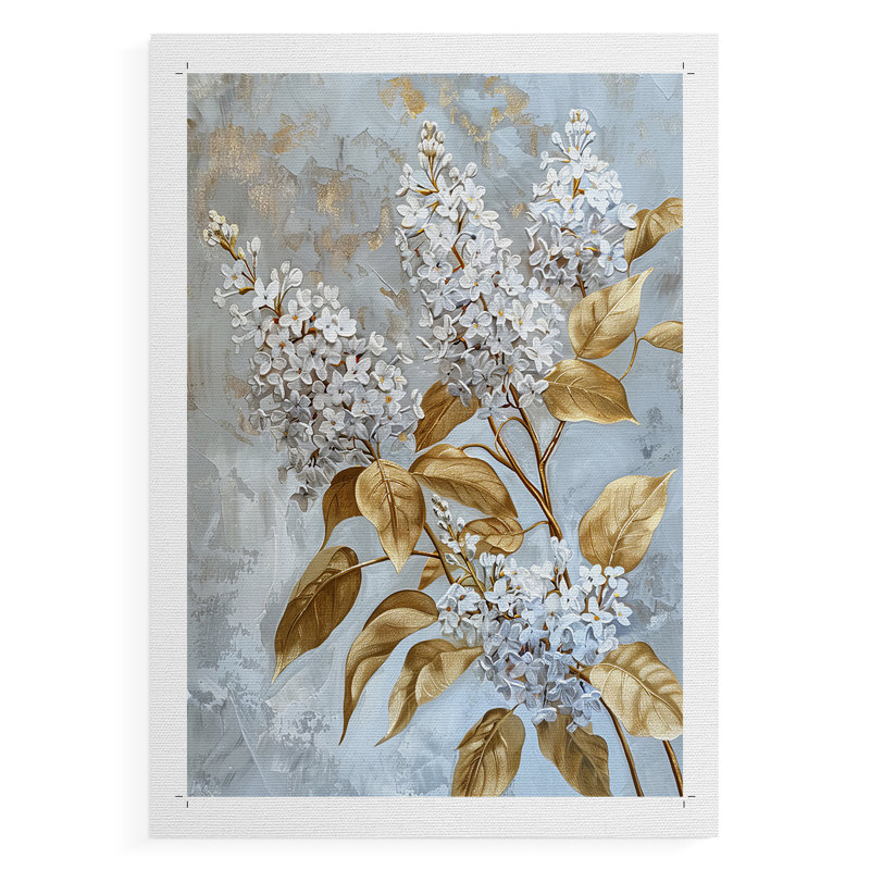 Série FLORAL CCLIV - Impression sur toile seulement - NON CADRE, H 18 po x l 12 po