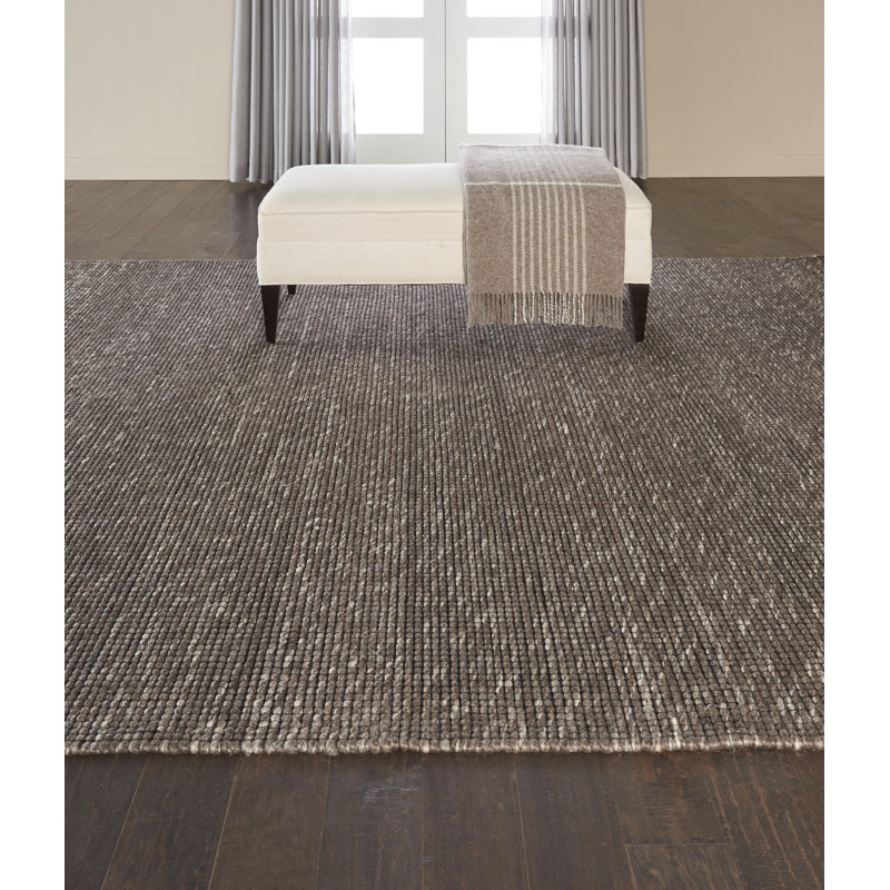 Lowland Solid Colour Hand Woven Area Rug, Rectangle 236 x 297cm