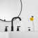Widespread 2-handle Bathroom Faucet with Drain Assembly