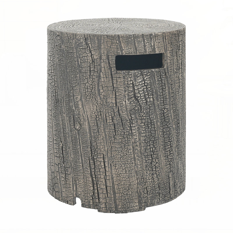 16X20 Inch  Tank Holder/Side Table, Light Grey