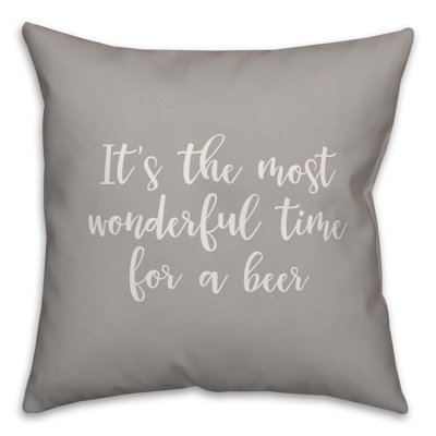  Coussin décoratif It's the Most Wonderful Time for a Beer