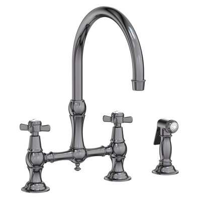 Fairfield Kitchen Bridge Faucet with Side Spray