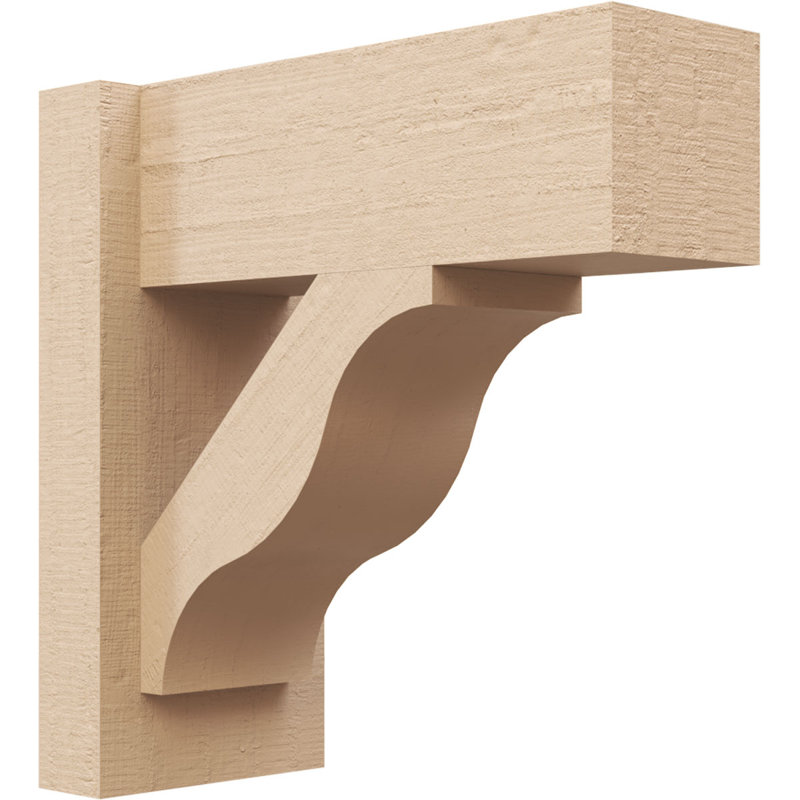 Bois de cèdre brut Funston Block TimberThane Perspector, brun clair apprêté, H 14 po x l 6 po x P 14 po