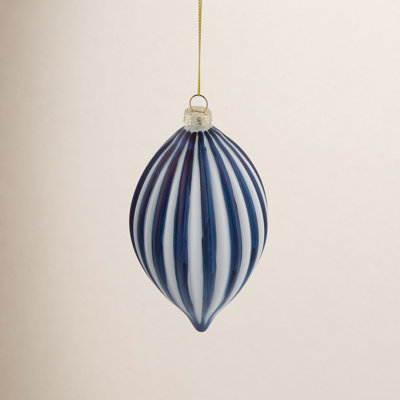 6" Glass Finial Ornament
