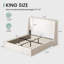 Base de lit plateforme haute en sherpa avec compartiments de rangement cachés-413045982-413045980