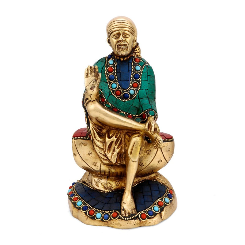 Vittori Shirdi Sai Baba, H 10 po x l 5 po x P 5 po