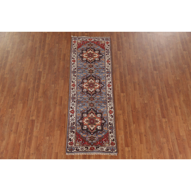 Tapis de couloir oriental géométrique 3x8