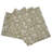 Fabdivine 18X18 Inch Block Print Table Napkin – Perfect for Formal and Casual Dining, Manikarnika, Light brown