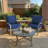 6.5″ Outdoor Replacement  Cushion Set, Deep Seating Seat / Back Cushion Set-1066329208