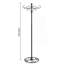 Poteau double réglable de 160 cm avec base renforcée, support polyvalent pour lanterne et plantes
