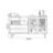 70.8 " W Glass Sideboard