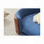 Lit pour chien avec coussin en bois massif scandinave Nancey-123027830-123027829