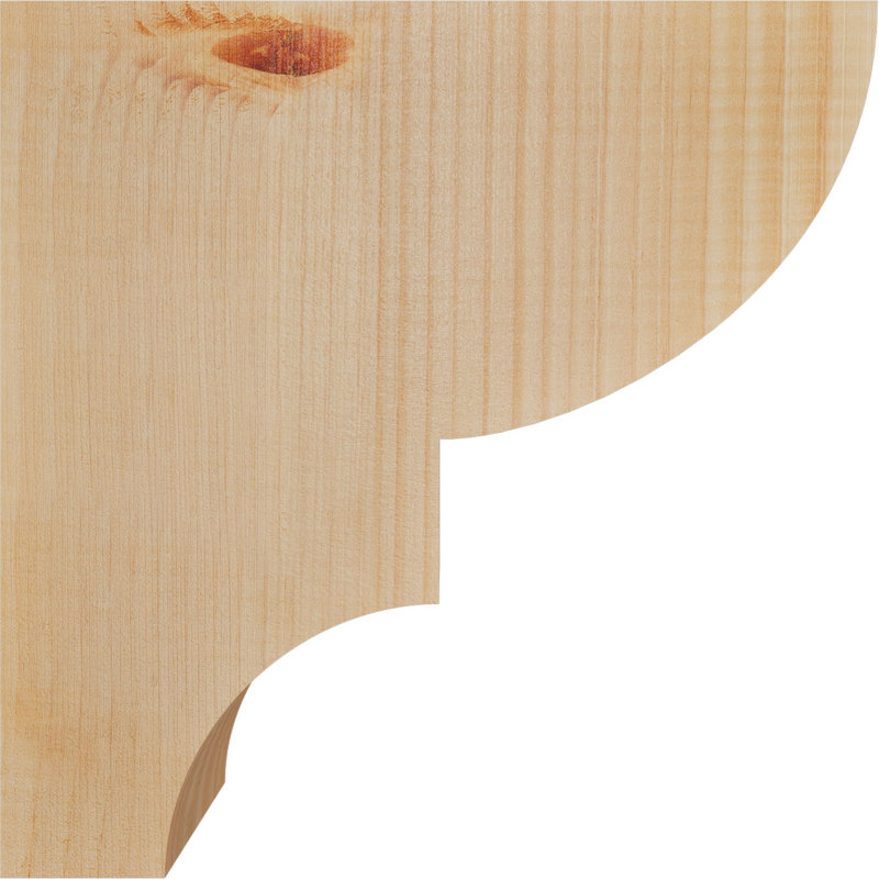Corbeau Ridgewood, H 12 po x l 3,5 po x P 12 po, Sapin de Douglas, Lisse