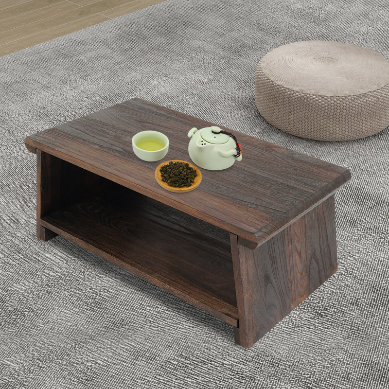 Table de méditation pliante 19,7 po Table de thé antique Tatami de style japonais