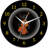 12 Inch Music Themed Wall Clock with Violin and Musical Notes Dial., Silent Clock