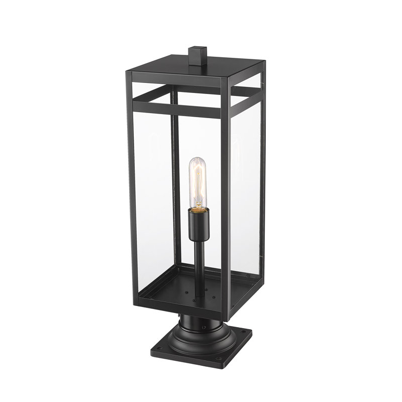 Sylmar Transparent Pier Mount Light, 23.5" H x 7.5" W x 7.5" D
