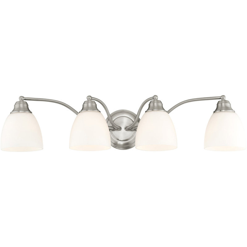 4 - Light Vanity Light, Brushed Nickel
