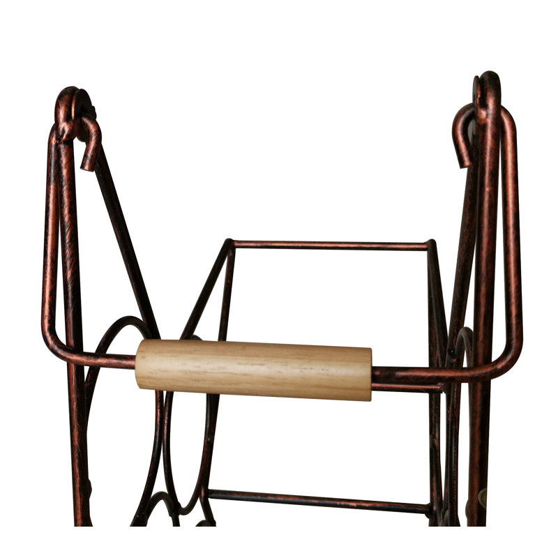 Star-Shaped Countertop Wine Rack, Decorative Metal Tabletop Wine Bottle Holder for Kitchen, Dining Room or Bar Cabinet