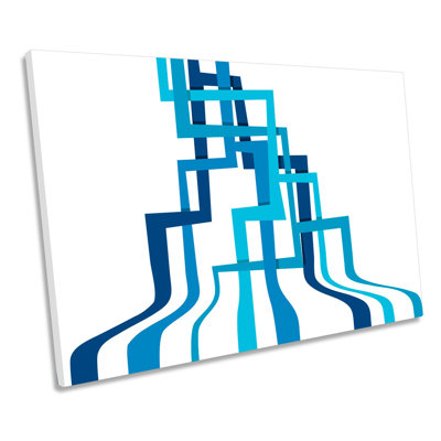 Ribbon Stripes - Wrapped Canvas Art Prints