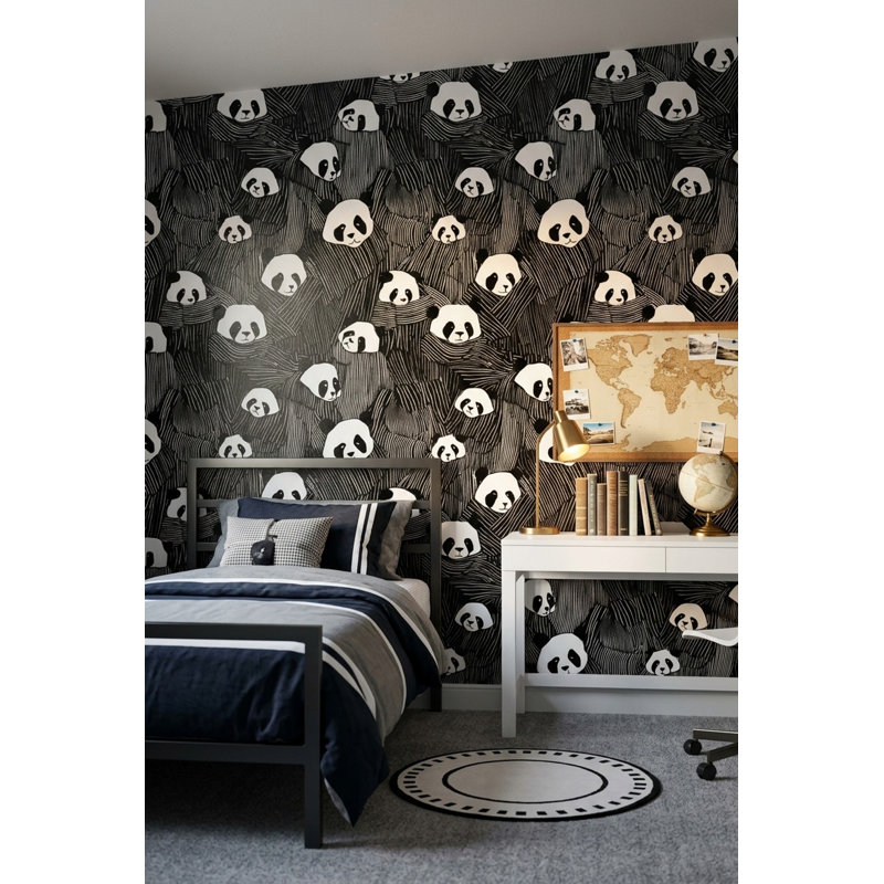 Rouleau de papier peint mural Panda, Peler et coller